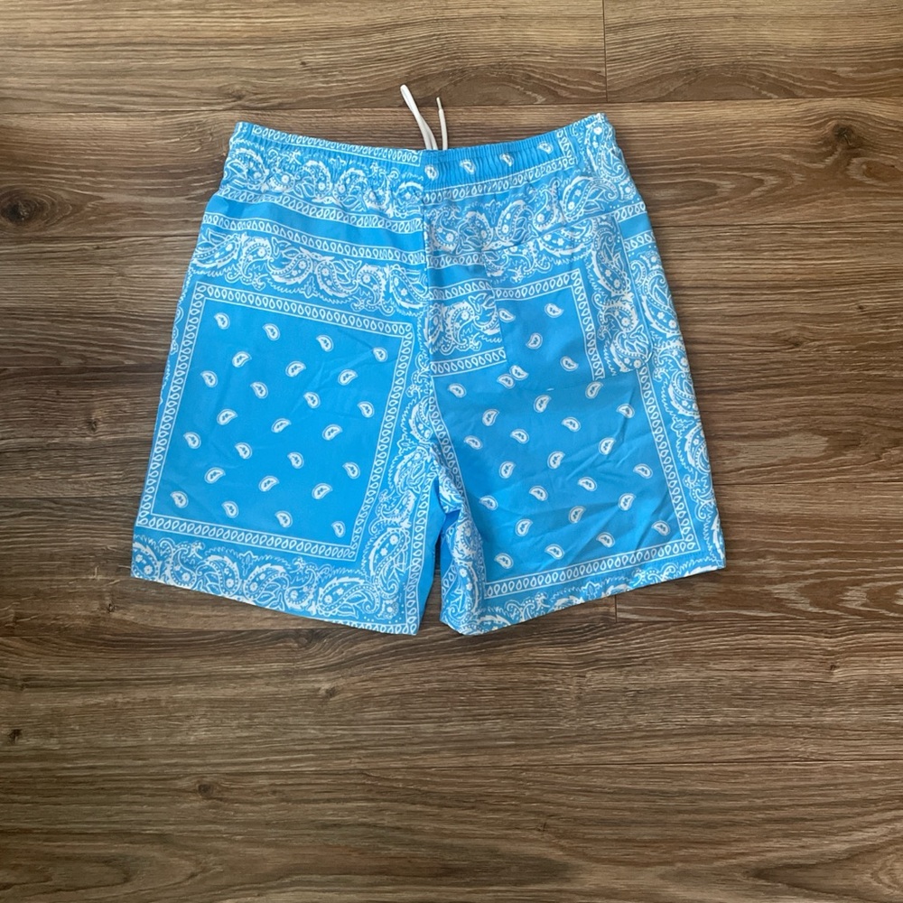 Light Blue Bandana Shorts